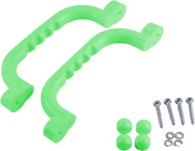 Obrázek produktu pro Wippchen-Shop 2 madla madla na dětské hřiště lezecká věž rukojeť domek na stromě 240x75mm plast světle zelená