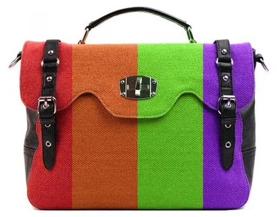 Obrázek produktu pro Jamie Buckle Satchel červená, kůže