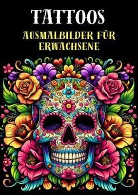Produktbild von Ausmalbilder für Erwachsene - Tattoos