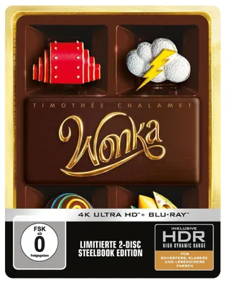 Zdjęcie produktu dla Wonka - 4K Ultra HD Blu-ray + Blu-ray / limitowany steelbook