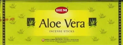 Produktbild von HEM Räucherstäbchen Aloe Vera 20g Hexa Packung Ca. 20 Incence Sticks