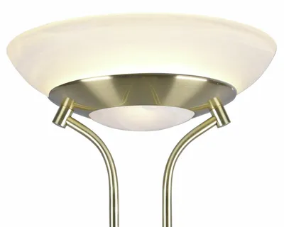 Image de Lampadaire LED ORSON 27 W 2700 lm 3000 K + 4,5 W 450 lm 3000 K or