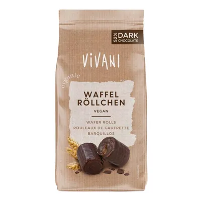 Produktbild von Waffel Röllchen - Zartbitter 125g