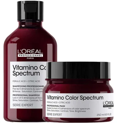 Produktbild von L'Oréal Professionnel - Vitamino Color Spectrum Shampoo + Mask + Serum - Set