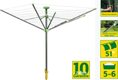 Produktbild von Juwel Wäschespinne Novaplus Evolution Lift, Wäscheleine, für 5-6 Wäscheladungen
