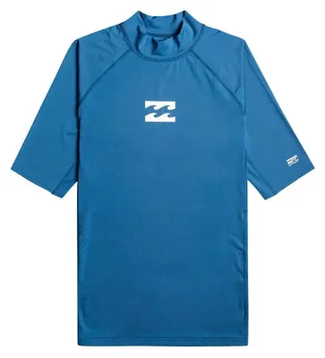 Produktbild von Billabong Waves All Day Kurzarm-rash Guard Blau M Mann Blau M