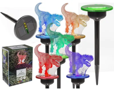 Obrázok produktu pre 3D solárna záhradná zástrčka OOTB s LED diódou meniacou farbu