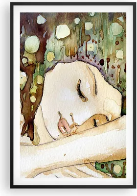 Produktbild von Gerahmtes Poster - Schwarzer Rahmen - Frau modern - 61x91,5 cm - Wand Bild - Wanddeko - Wandbilder - Kunstposter - Wandposter - Bilderrahmen - Bilder - Kunstdruck - Wandbild - P2BPA61x91-3553