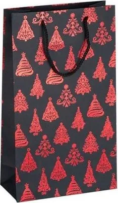 Obrázok produktu pre Vianočná taška na 2 fľaše 210x100x360mm K-422 CHB2