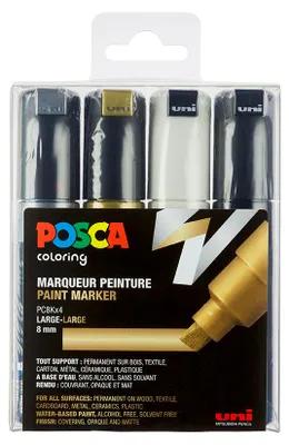 Image de POSCA Marker UNI PC-8K 4er Set