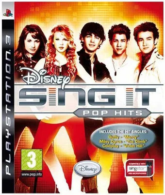 Produktbild von Playstation Games Ps3 Disney Sing It Pop Hits Essentials  PAL  PAL