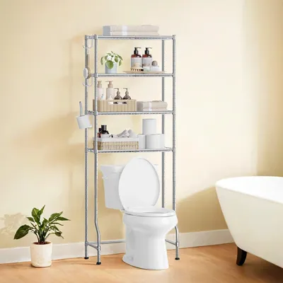 Zdjęcie produktu dla Półka pod umywalkę do łazienki, metalowa, oszczędzająca miejsce, wymiary: 30 x 63 x 176 cm