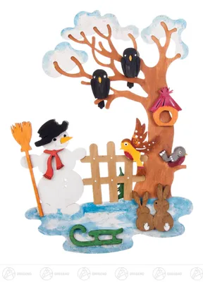 Produktbild von Ersatzteile & Bastelbedarf Bastelsatz Fensterbild Winter Breite x Höhe ca 15 cmx22 cm NEU