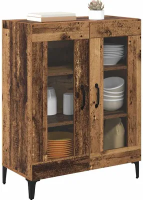 Obrázek produktu pro vidaXL Příborník z regenerovaného dřeva 69,5 x 34 x 90 cm kompozitní dřevo a železo