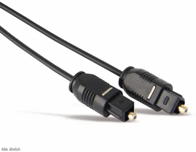 Produktbild von Purelink Lichtwellenleiter-Kabel, 2x Toslink-Stecker, 3m