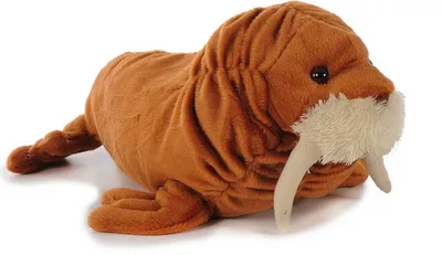 Produktbild von Plüschtier Walross 34 cm, Kuscheltiere Stofftiere Robbe Robben Walrosse Eismeer Tier