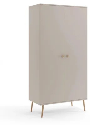 Zdjęcie produktu dla Szafa LEBEL z drążkiem 100cm kaszmirowa