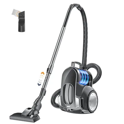 Produktbild von Beutelloser Staubsauger 1200 W  starke Saugleistung,Kompakt Leicht Bodenstaubsauger für Hartböden Teppiche,Leiser, langes Kabel Waschbarer HEPA-Filter
