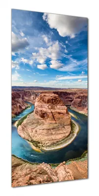 Produktbild von Wallario selbstklebende Duschrückwand 90 x 200 cm mit Motiv Grand Canyon - Wandverkleidung mit Hochglanzlaminat in Glasoptik