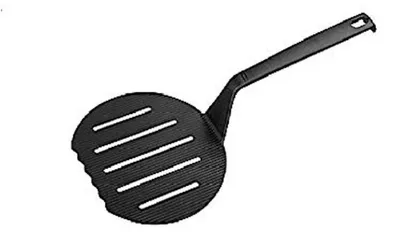 Pfannkuchenwender aus Polyamid, schwarz, 35 cm, antihaftbeschichtet
