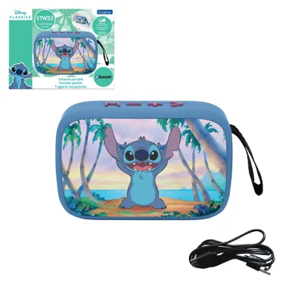 Produktbild von Lexibook, Stitch, Bluetooth-Lautsprecher, blau, BT018DLXB