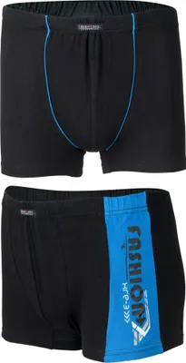 Produktbild von Tobeni 4-er Pack Herren Boxershorts Pants im Retro Style, Farbe:2xFashion 2xPaspel Blau, Grösse:L (6)
