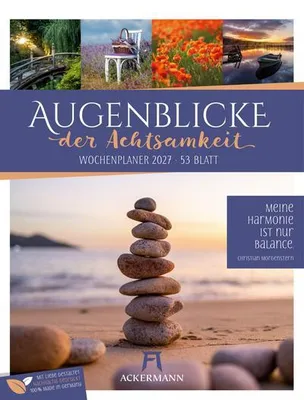 Obrázok produktu pre Augenblicke der Achtsamkeit Wochenplaner Kalender 2027