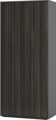 Produktbild von SIMPLYFURN Büroschrank Amira T00, geschlossener Schrank mit 2 großen Türen, Anthrazit & Avola Anthrazit, Push-to-Open, 180x80x40 cm, Aktenschrank für Büro und Homeoffice