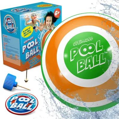 Zdjęcie produktu dla Piłka Plażowa Ultimate Pool Ball Piłka Do Nurkowania Pomarańcz / Zielona
