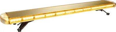 Produktbild von Sicherheitsblitzlichtleiste, 96 LEDs, 16 Blitzmodi, Gelb