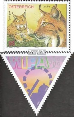 Produktbild von Briefmarken Österreich 2006 Mi 2611,2612 (kompl.Ausg.) gestempelt Fauna