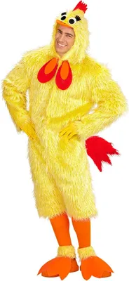 Produktbild von Chicken Hühner Küken Kostüm für Erwachsene Uni