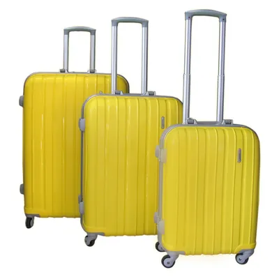 Image de Set de valises de luxe 3's en aluminium à coque dure dans différentes couleurs, y compris balance de valise