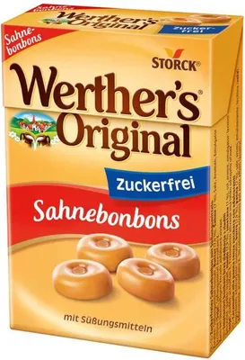 Produktbild von Werther's Original Sahnebonbons Minis zuckerfrei 42g