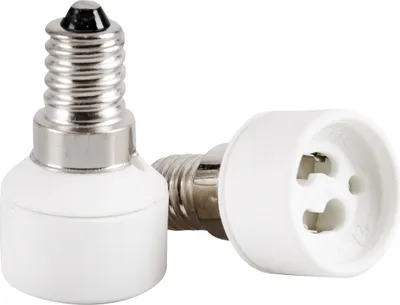 Immagine prodotto di 2x adattatore per lampada convertitore da presa E14 a adattatore per lampada con presa GU10