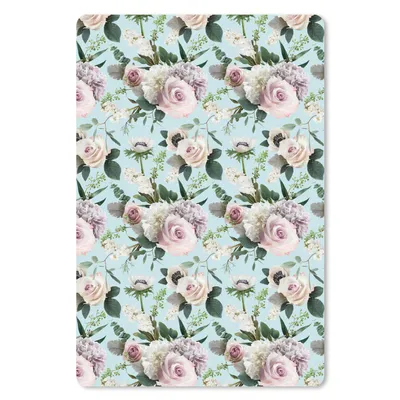 Produktbild von MuchoWow® Mauspad Mousepad Blumen - Rose - Blatt 18x27 cm - Mousepads - Maus Mat - Pad - Mausunterlage