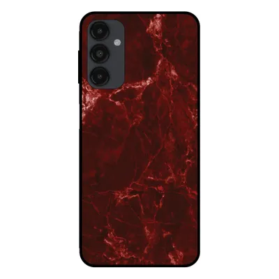 Produktbild von Smartphonica Handyhülle für Samsung Galaxy A54 5G mit Marmordruck - TPU-Hülle mit Marmor-Design - Rot