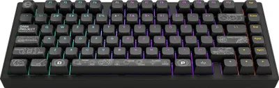 Produktbild von Dark Project Terra Nova R2 Schwarz – Kabellose Gaming-Tastatur ANSI US Layout