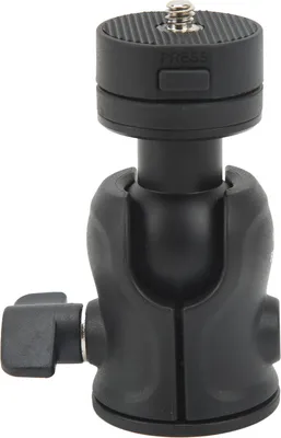 Immagine prodotto di testa a sfera per mini treppiedi 2 in 1, supporto per fotocamera a 360 gradi con vite da 1/4 di pollice per guida a slitta monopiede