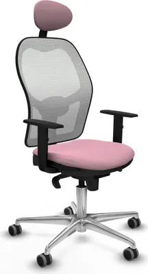 Image de Chaise de bureau avec appui-tête Jorquera Piqueras y Crespo 1D086G1 Rosa