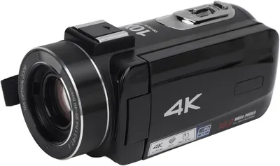Image de Caméscope 4K avec zoom optique 10x - Caméra vidéo HD - Écran tactile IPS 3MP