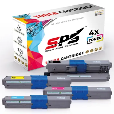 Produktbild von C332 / 46508712 Toner Kompatibel für OKI MC 363 | Mehrfarbig