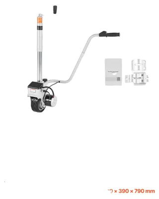 Image de Remorque Dolly, capacité de traction de 2 500 kg, hauteur réglable, 5 500 lb
