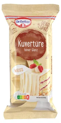 Zdjęcie produktu dla Dr Oetker couverture white wysokiej jakości biała czekolada couverture 150g