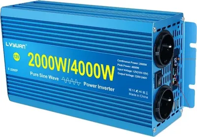Produktbild von Wechselrichter, reine Sinuswelle, hohe Umwandlungseffizienz, 4000W 12V-220V