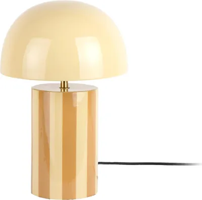 Produktbild von Leitmotiv - Tischleuchte Rayado - Gelb - 25x25x34cm Tischlampe - Nachttischlampe, Wohnzimmer, Schlafzimmer