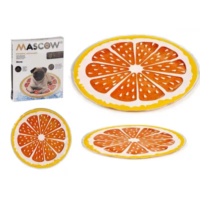 Produktbild von Kühlmatte für Haustiere Mascow TOY88497 Gelb Orange 35 x 1 x 35 cm