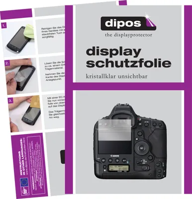 Produktbild von 2x Schutzfolie für Canon EOS-1D X Mark III klar Displayschutzfolie Folie Display Schutz dipos