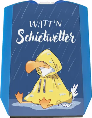 Produktbild von Möwe Parkscheibe mit Spruch Watt‘n Schietwetter