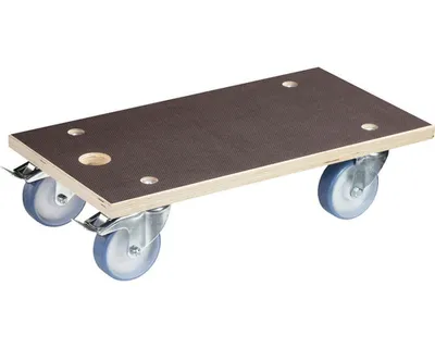 Image de Chariot de transport WAGNER Multiplex MAXIGRIP - 57,5 x 30 x 15 cm, roulettes Ø 100 mm, capacité de charge 500 kg - 20134101